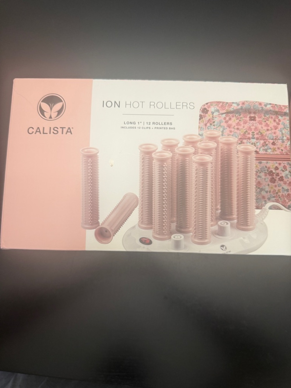 Calista Pink Ion Hot Rollers - 12 Piece Set